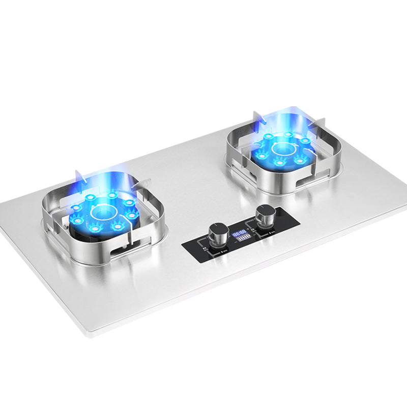 German Brand Gas Stove Double Burner Household Natural Gas Liquefied Gas High Flame Stove Nine-Cavity Direct Injection Stainless Steel New Model