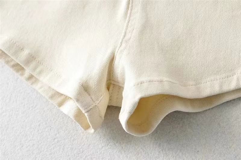 Women's Denim Shorts Summer New Korean Style Stretchy European and American Tight Hip-lifting Petite Spring Versatile Hot Pants Trend