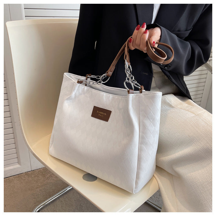 Large Capacity Bag Women's Bag2025Summer New Style Niche Commuter Bag Versatile Shoulder Bag Tote Bag Wholesale