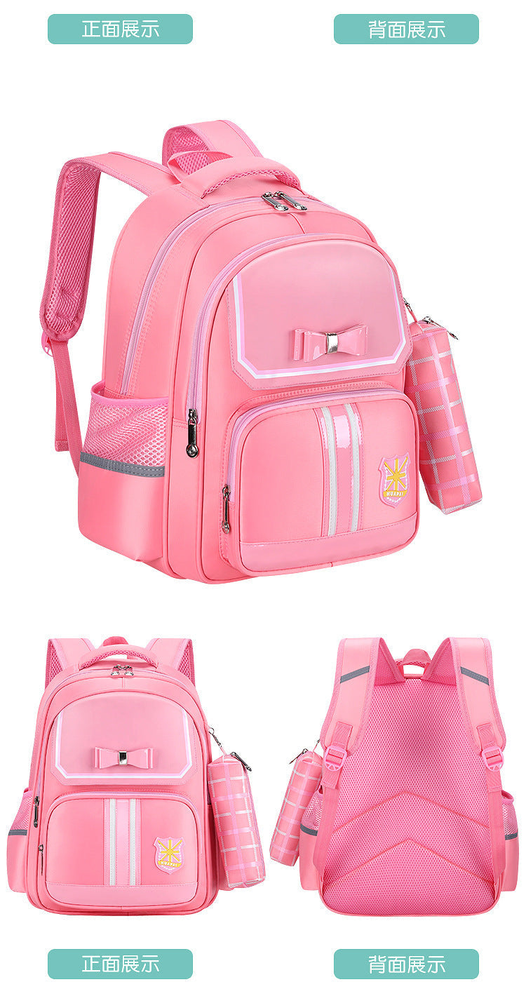 【Get Pencil Case for Free】Back-to-School Season Elementary School Student Backpack for Children1-3-6Grade Backpack6-9-12First Birthday Bag http://detail.1688.com/offer/651534241023.html