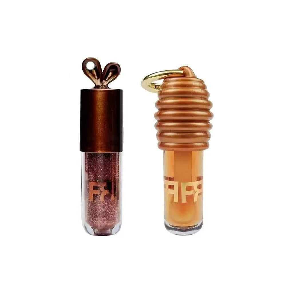 In Stock Brazilian Hot-Selling Little Bunny Black Tube Lip Gloss lipbunny Lip Gloss Lip Glaze Chocolate Color Cross-Border Makeup
