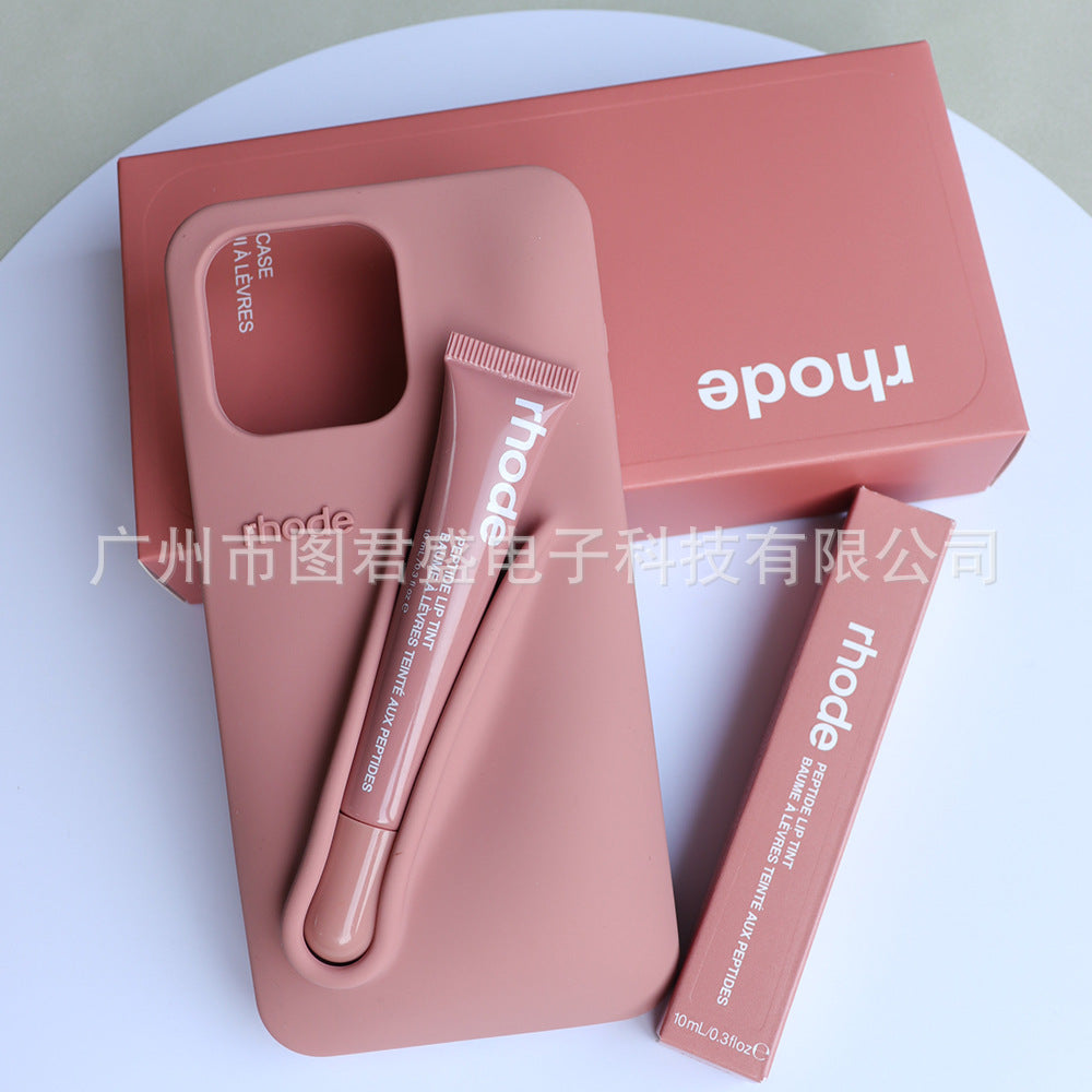 Hayley RHODE Same style high-end version3Set of phone cases, lipstick, and lip gloss boxes2Wholesale Sets