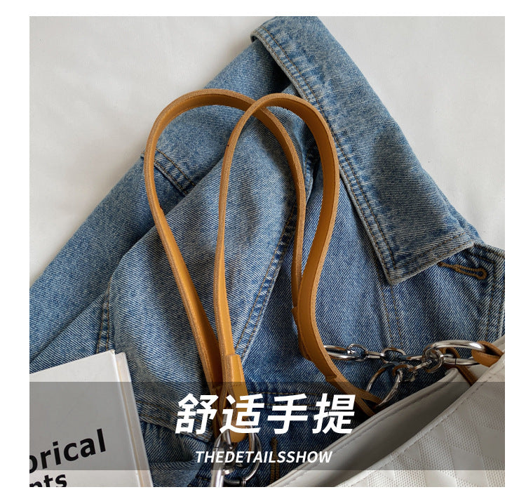 Large Capacity Bag Women's Bag2025Summer New Style Niche Commuter Bag Versatile Shoulder Bag Tote Bag Wholesale