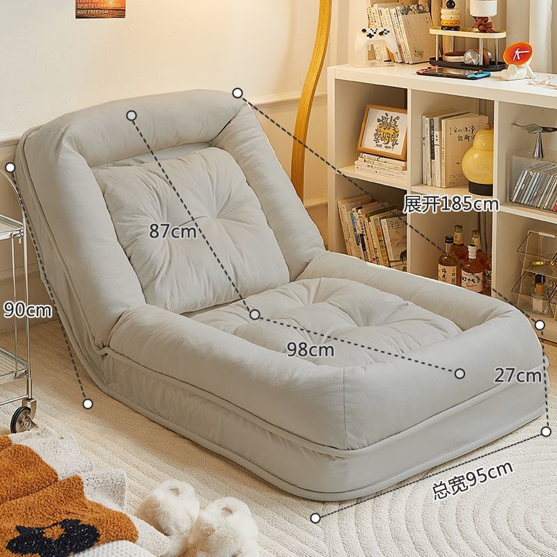 Human Dog House Lazy Sofa Recliner Bed Single Seat Foldable Dual-use Balcony Bedroom Tatami Backrest Chair