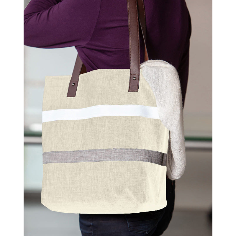 Export Hot-Selling Women's Handbag Large Capacity Multi-Functional Canvas Bag Shopping Bag Storage Bag Travel Bag Tote Bag