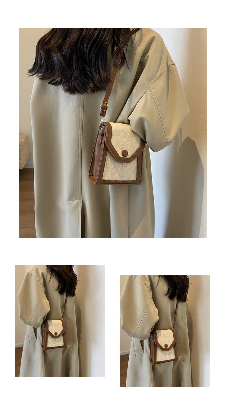 Commuting high-quality crossbody bag for women2023New stylish versatile women's shoulder bag ins Fashionable Phone Bag