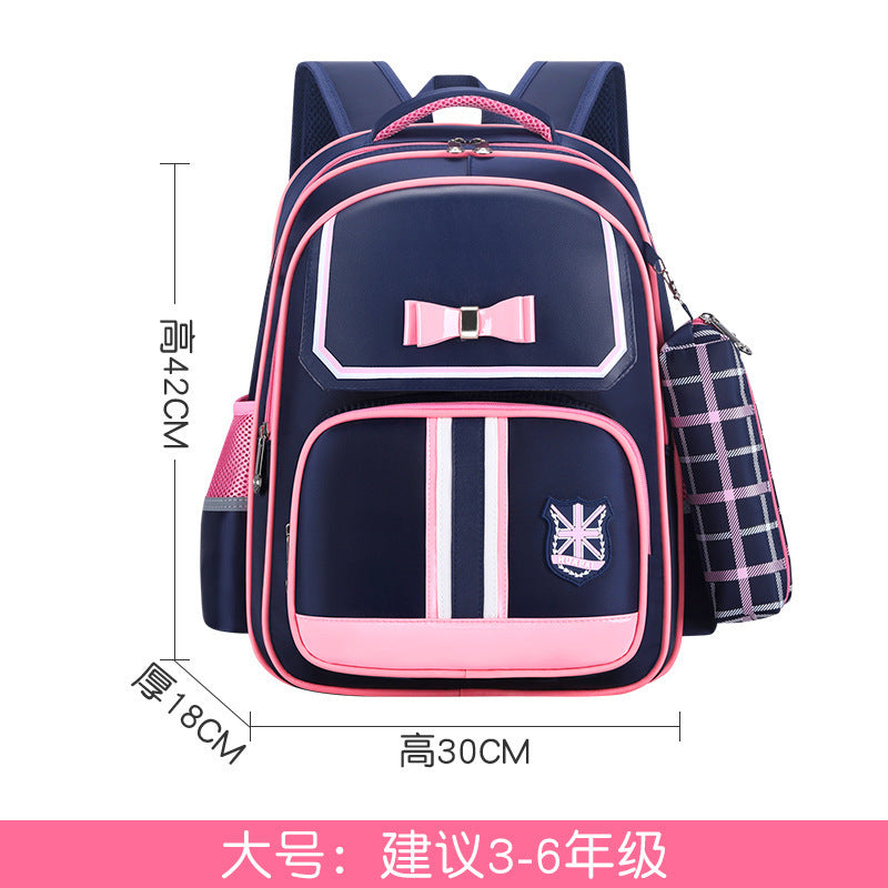 【Get Pencil Case for Free】Back-to-School Season Elementary School Student Backpack for Children1-3-6Grade Backpack6-9-12First Birthday Bag http://detail.1688.com/offer/651534241023.html