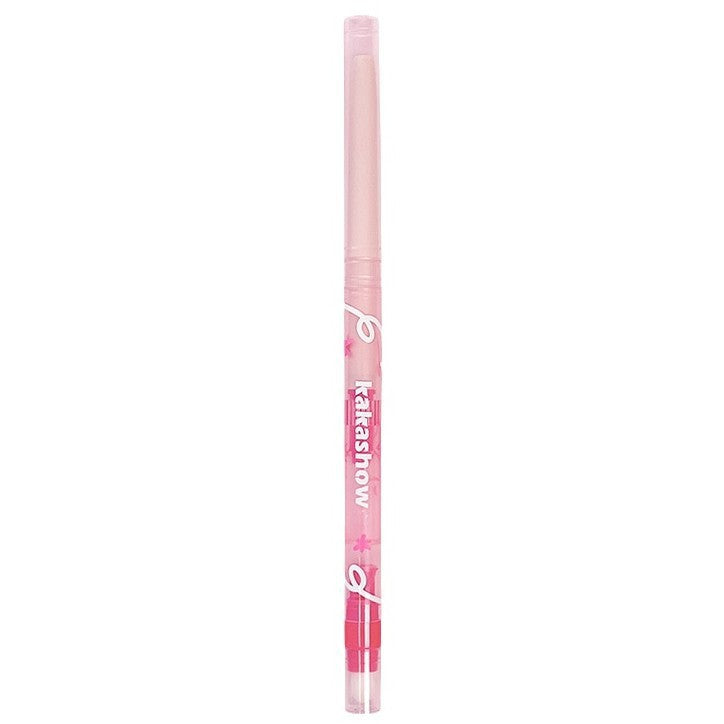 kakashow Mist Feel Puff Lip Liner Delicate Soft Mist Silky Smooth Outline Lip Shape Natural Color with Lip Brush c440
