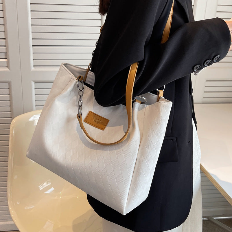 Large Capacity Bag Women's Bag2025Summer New Style Niche Commuter Bag Versatile Shoulder Bag Tote Bag Wholesale