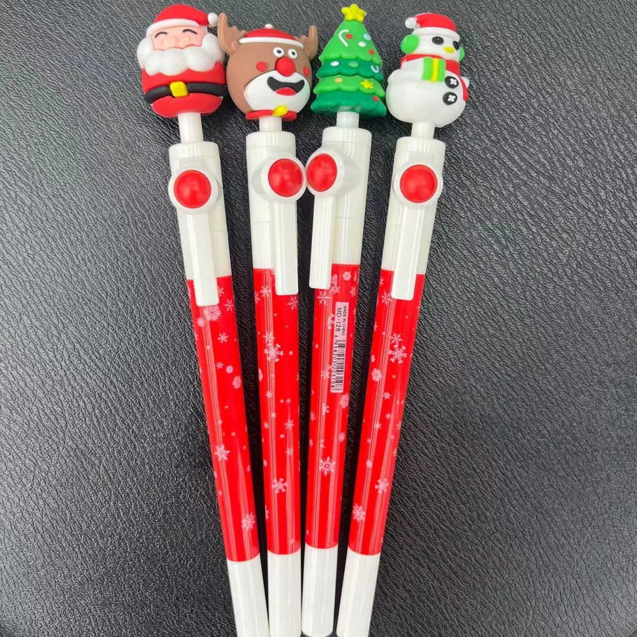 Factory Direct Sale Patrick SpongeBob SquarePants Rotating Pen Cute Gel Pen with Rotating Beads High-Value Student Stress Relief Pen
