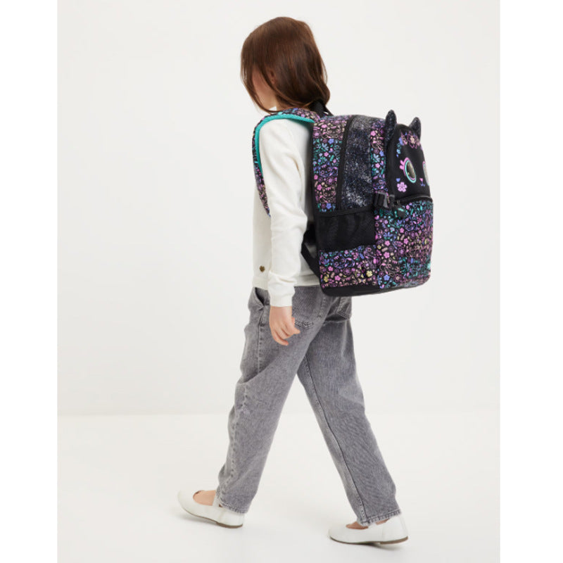 Australia smiggle School Bag Primary and Secondary School Students Big Eye Cat Gradient Cat Schoolbag Girl Backpack Trolley School Bag http://detail.1688.com/offer/949669119060.html