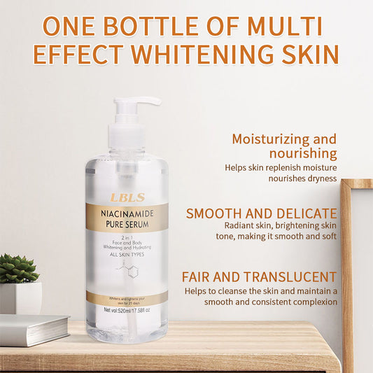 Cross-border hot sale LBLS Niacinamide Essence Brightens Skin, Hydrates, Moisturizes, Skincare, Locks in Moisture, Rejuvenates Skin Wholesale