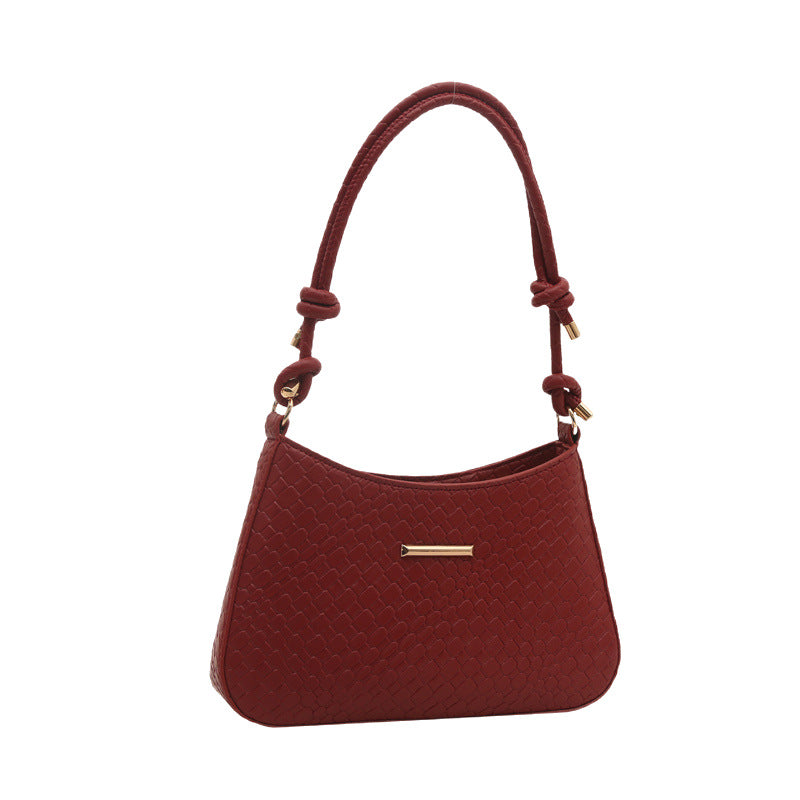 New Commuting Solid Color Underarm Bag Crossbody Bag Simple Fashion Single Shoulder Bag2025Spring Elegant Women's Handbag