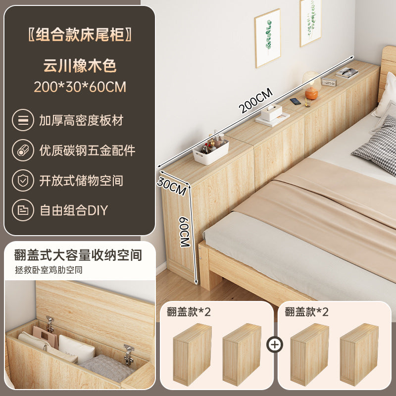Narrow Bedside Cabinet Bed End Cabinet Wall-Mounted Long Storage Cabinet Shelf Simple Bedroom Gap Bedside Storage Narrow Cabinet