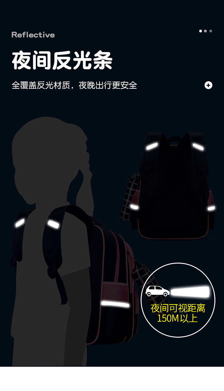 【Get Pencil Case for Free】Back-to-School Season Elementary School Student Backpack for Children1-3-6Grade Backpack6-9-12First Birthday Bag http://detail.1688.com/offer/651534241023.html