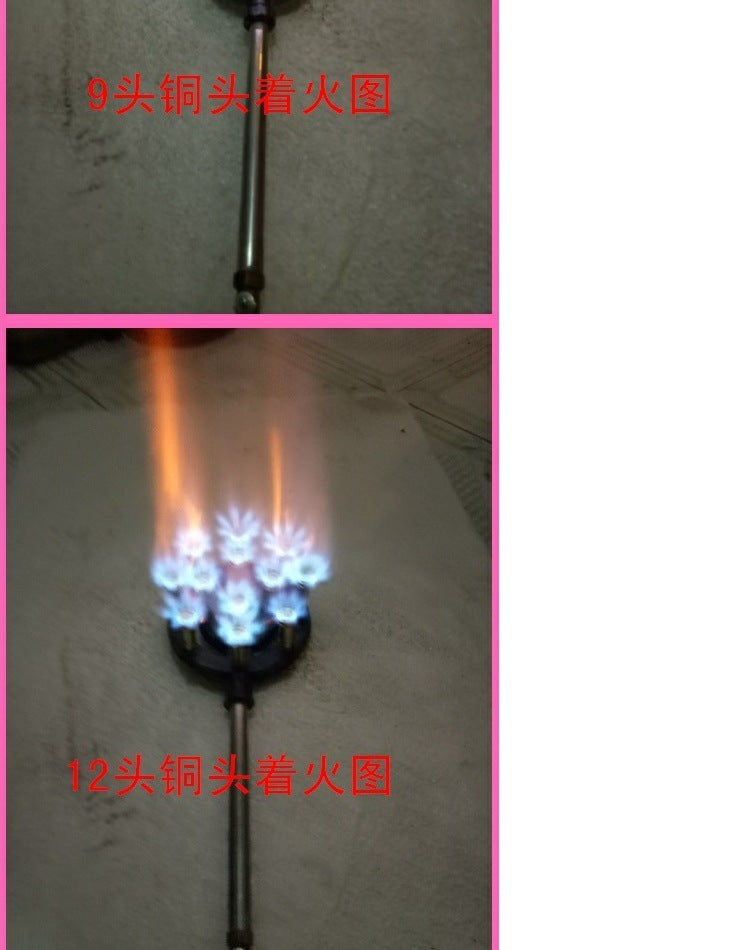 Commercial High-Heat Stove Burner Gas Single Stove Tabletop Restaurant Gas Stove High-Pressure Liquefied Gas Biogas Natural Gas Stove Burner