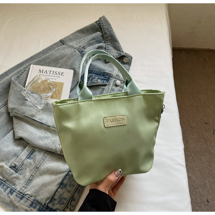 Casual Single Shoulder Crossbody Bag New Model Phone Small Square Bag Versatile Shopping Handbag Lightweight Water-Resistant Nylon Bag