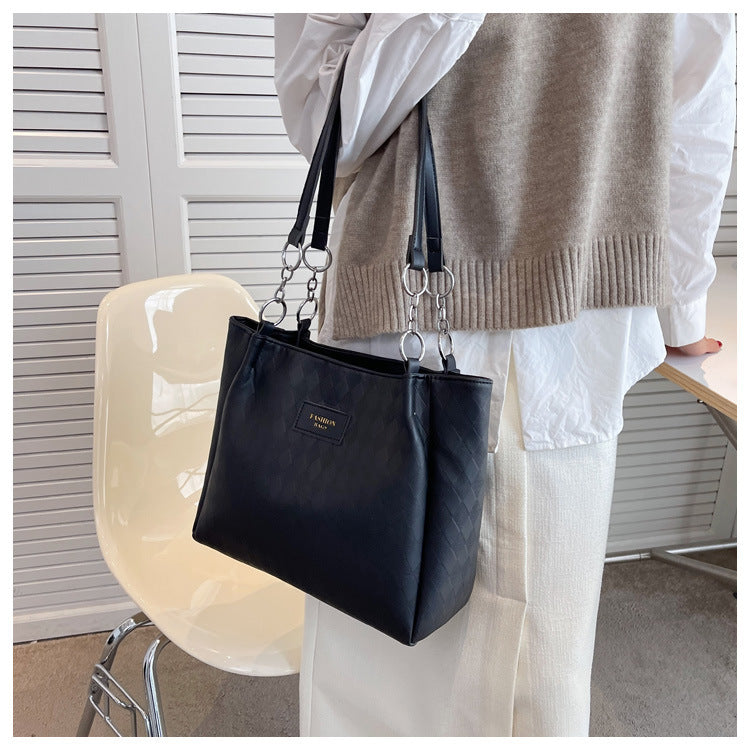 Large Capacity Bag Women's Bag2025Summer New Style Niche Commuter Bag Versatile Shoulder Bag Tote Bag Wholesale