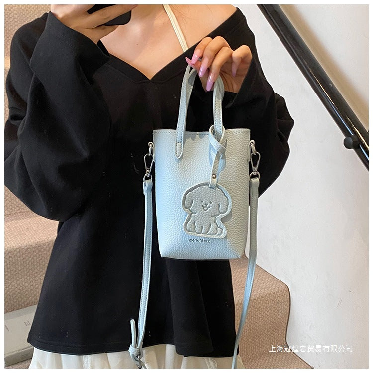Women's Bag Single Shoulder Crossbody Bag Versatile Handbag New Simple Style Basket Fashionable Spring2025Fashion