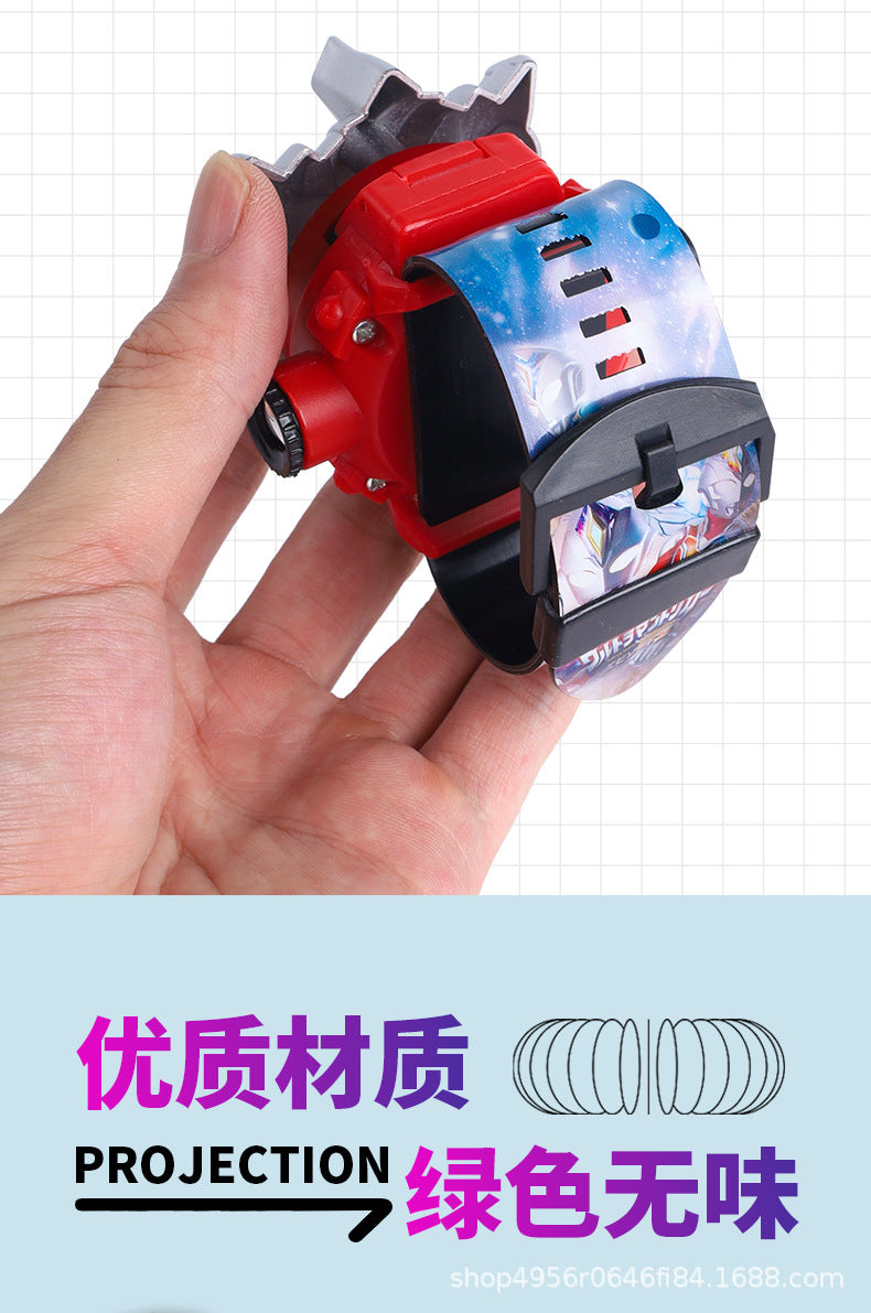 Ultraman Projection Watch Tiga Children's Edition Electronic Zero Tiga Glowing Boys Kindergarten Children's Day Toy