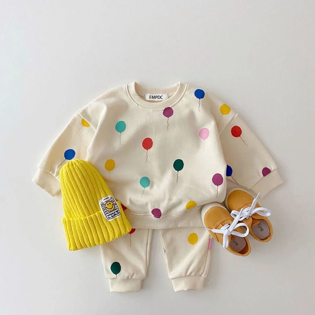 2023 Spring Baby Boys Girls Clothes Sets Children's Suit Kid