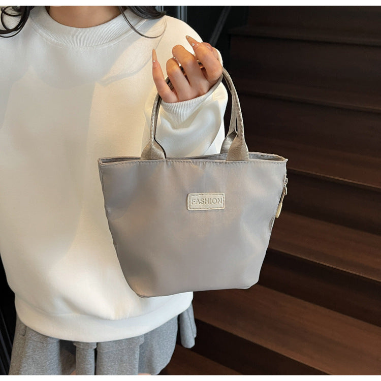 Casual Single Shoulder Crossbody Bag New Model Phone Small Square Bag Versatile Shopping Handbag Lightweight Water-Resistant Nylon Bag