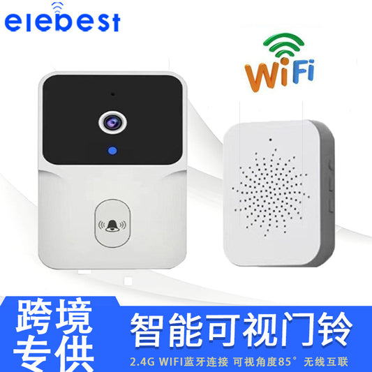 Factory Wholesale Intelligent Visual Doorbell Wireless Remote Home Surveillance Video Intercom HD Night Vision Capture