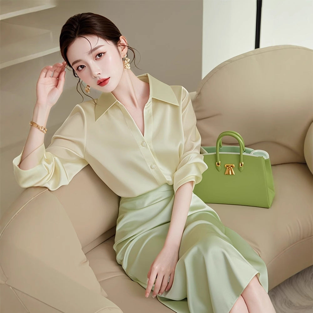 Early Autumn Matching Set Autumn Outfit Elegant Little Chanel Style2025New high-end fashion skirt set for women