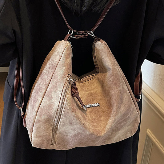 Melard Women's Bag2025New Crossbody Bag Winter Versatile High-End Feel Shoulder Bag Large Capacity Tote Bag