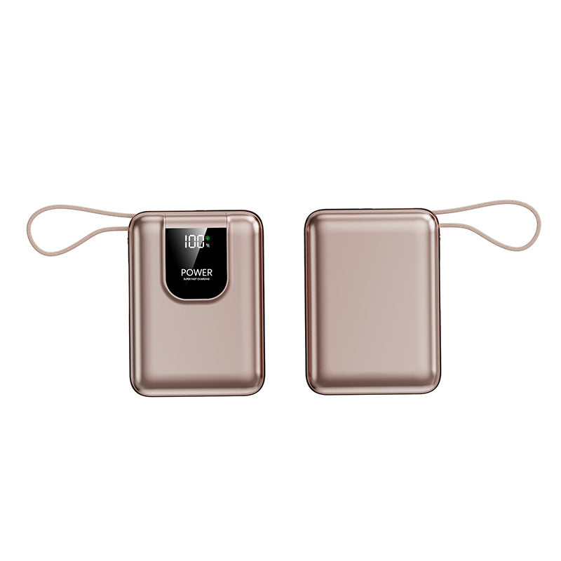 Wholesale Mini digital display with built-in cable power bank20000High Capacity Portable POWER BANK