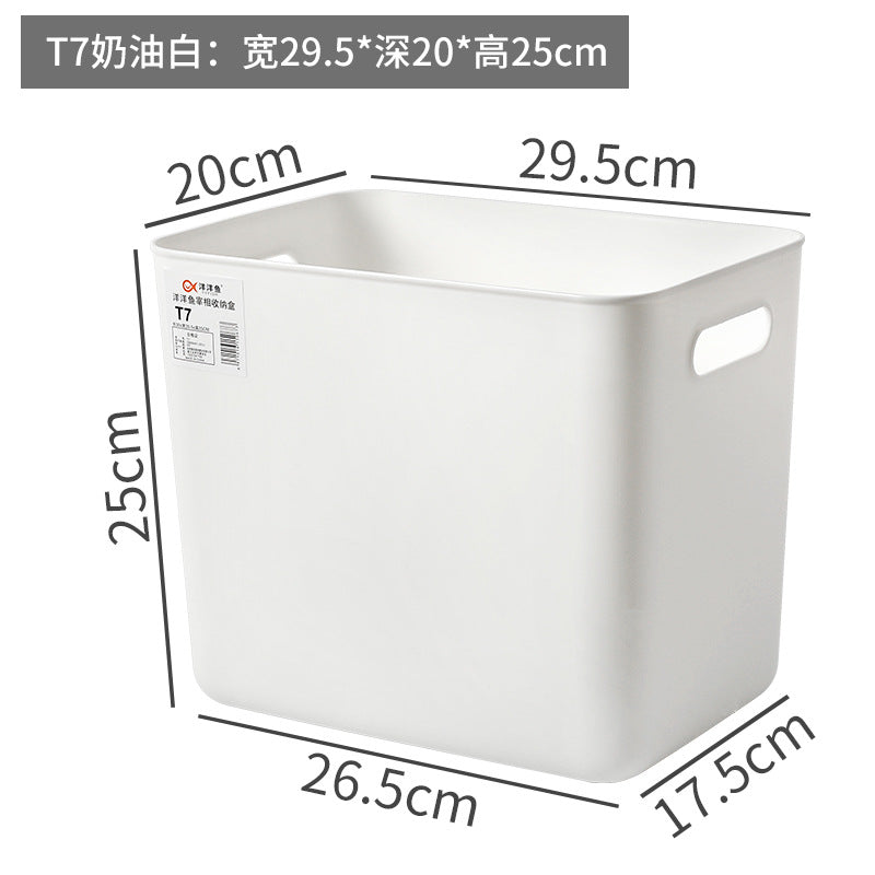 Storage Box Wholesale Storage Box Office Desktop Covered Dustproof Organizing Box Wardrobe Living Room Kitchen Storage Box