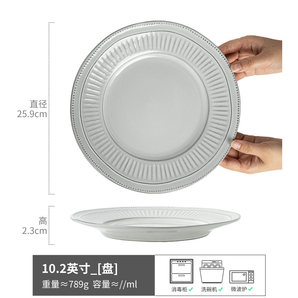 dinner plates ceramic steak plate dishes Western-style Dinner Plate western food