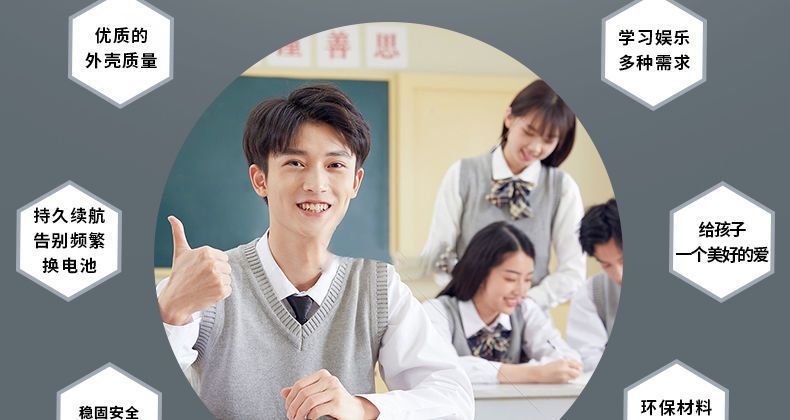 Luminous Anti-fall Children's Watch Sports Junior High School Student Trendy casual Teenage Boy Waterproof Elementary School Student