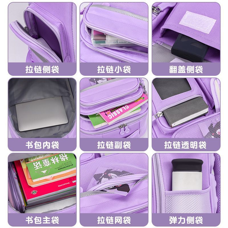 Schoolbag for Elementary School Girls, Spine Protection, Grades 1-6, Cute Large Capacity, Lightweight Children's Backpack http://detail.1688.com/offer/957363191260.html