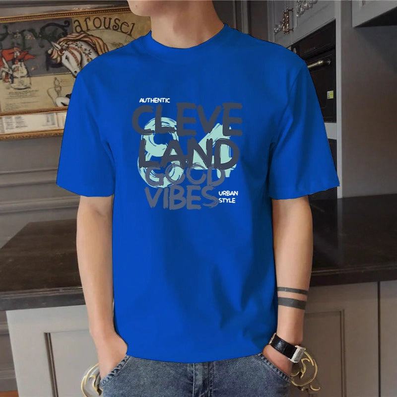 New T Shirt for Men and Women Summer Simple Basic Heavy Cotton Casual Multi-color Versatile