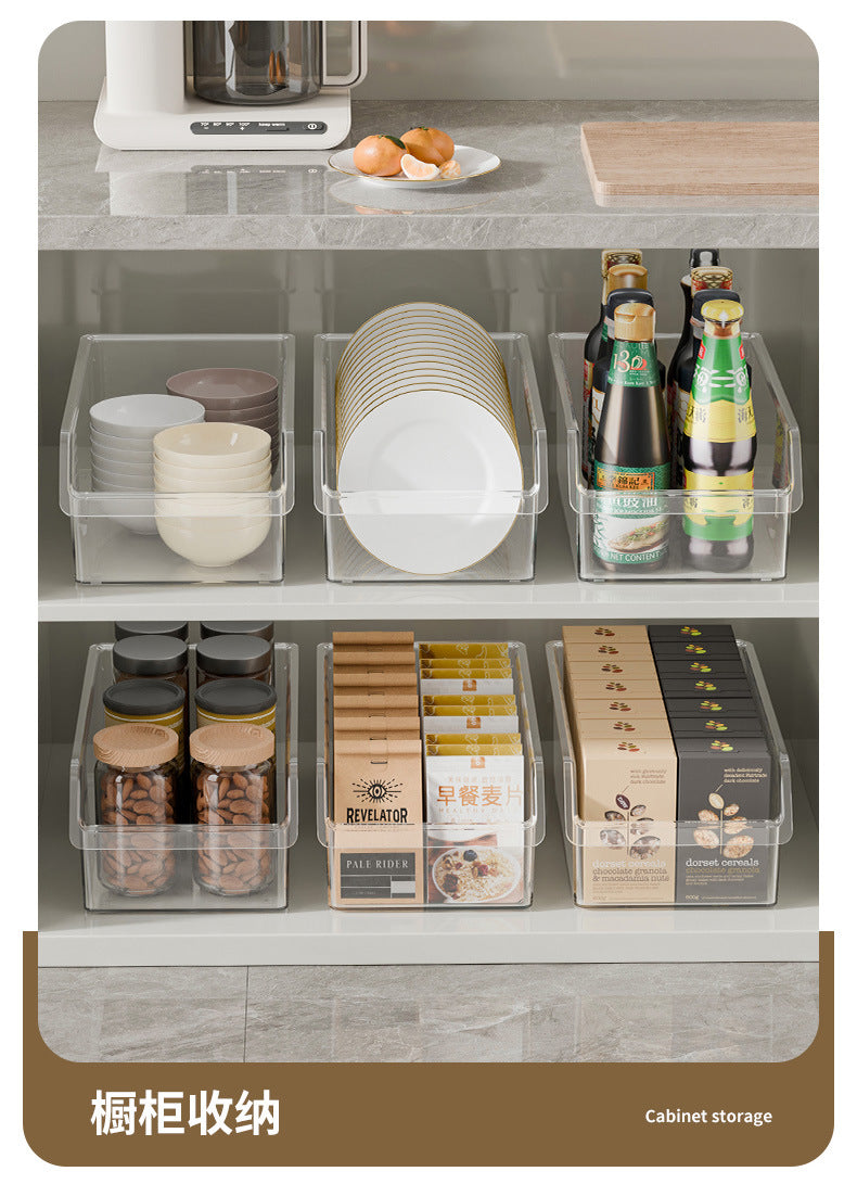 Refrigerator Storage Box Kitchen Plastic Transparent Egg Fruit Vegetable Organizer Drawer Storage Box Storage Box Fresh-keeping Box