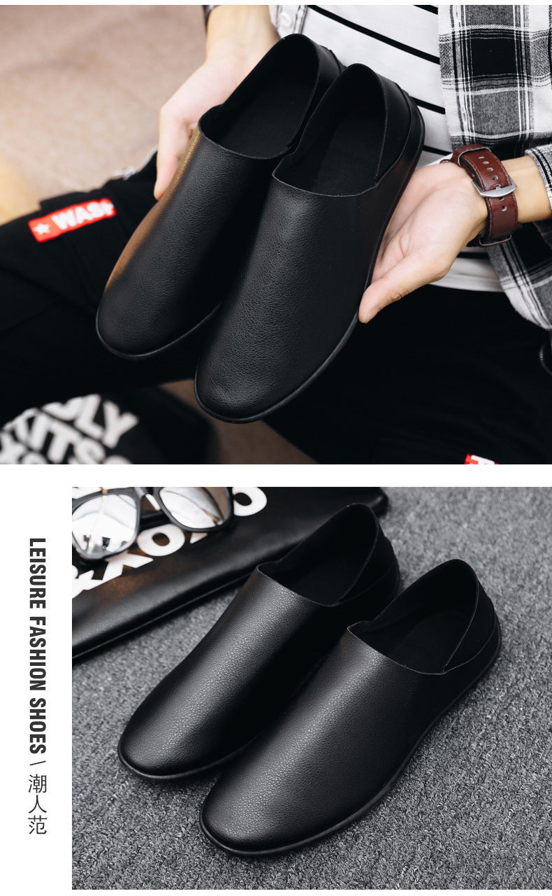 New Fashion Casual Sports Shoes Autumn Breathable Thick Sole Comfortable Casual Men's Shoes Men's Single Shoes Four Seasons Style