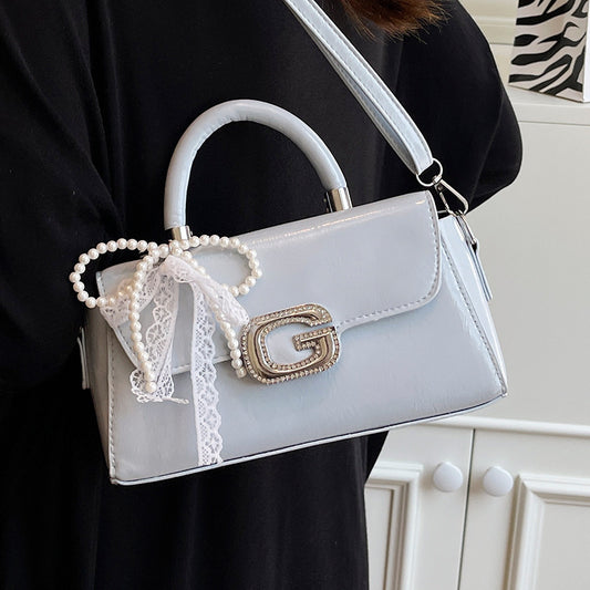 This year's trendy women's bags2025New Fashion Versatile Summer Single Shoulder Crossbody Bag Hot-Selling Small Square Crossbody Bag