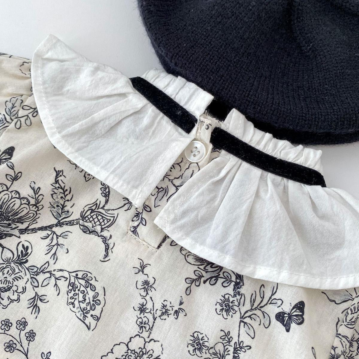 2025New Baby Autumn Outfit Girl Baby Lace Bow Long Sleeve Top Triangle Romper Pants Two-Piece Set