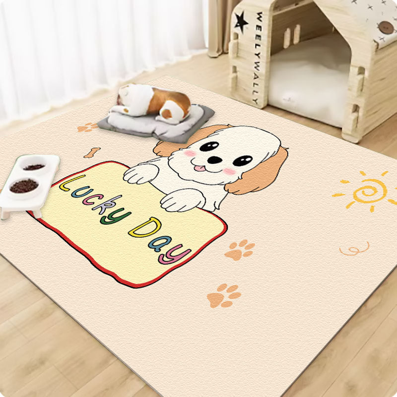 Pet wash-free floor mat waterproof and urine-proof pvc Dog Anti-Slip Mat Cooling Dog Fence Dog Cat Leather Floor Mat