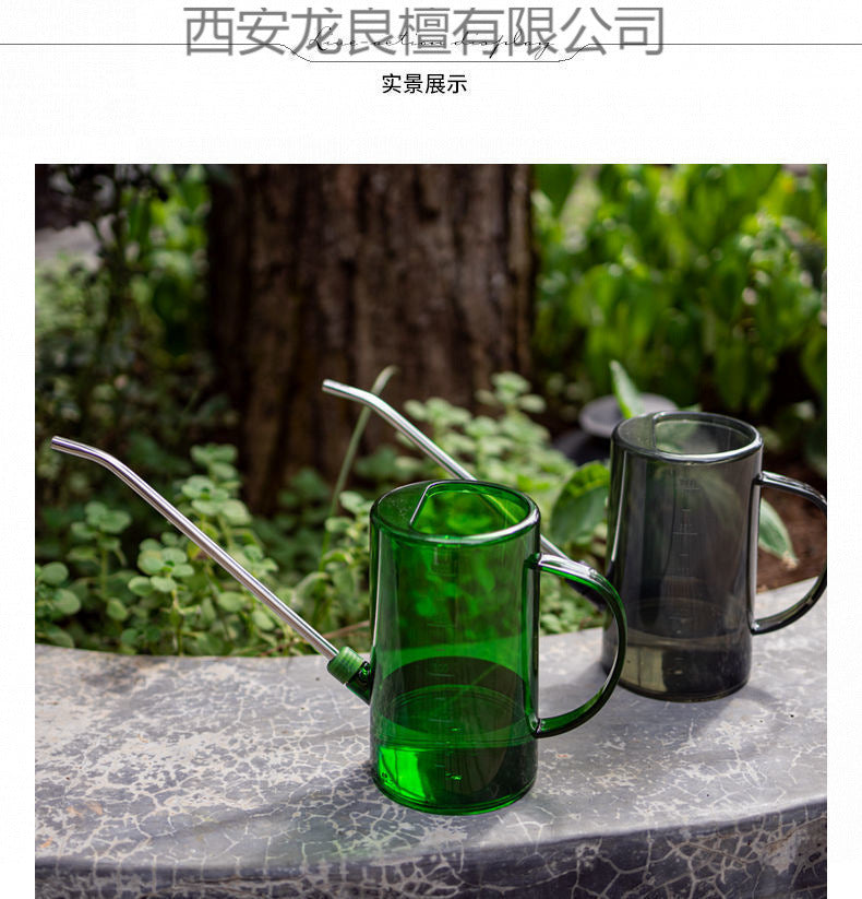 Stainless Steel Long Spout Watering Can High Aesthetic Home Use Watering Can for Green Plants Potted Plants Gardening Tool Factory