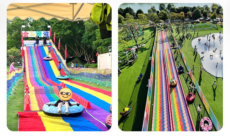 Internet Celebrity Children's Play Slide Rainbow Slide Parent-Child Park Outdoor Amusement Equipment Rainbow Slide