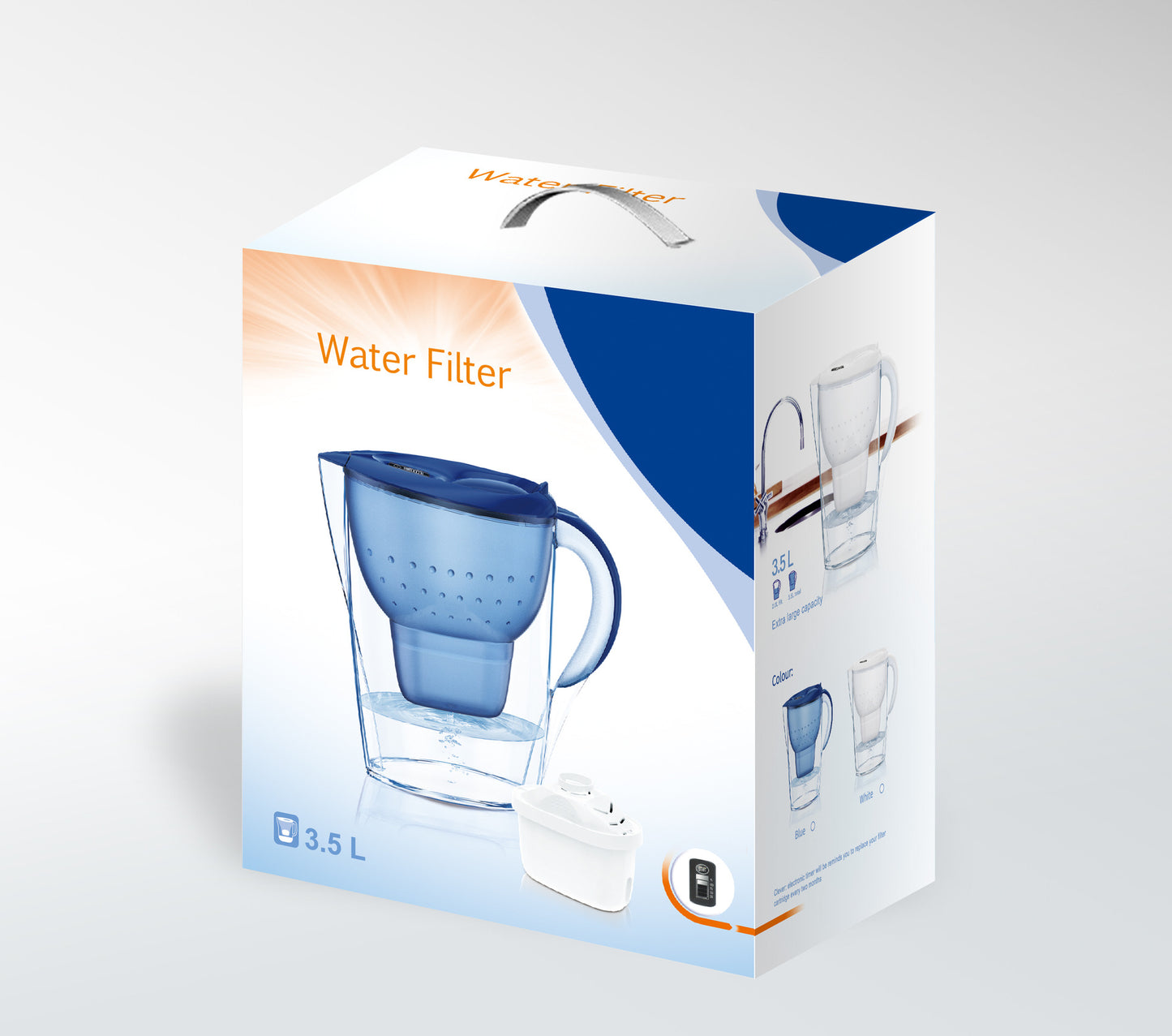Factory direct sales Water Purifier Bottle Kitchen Household Water Purifier Activated Carbon Water Filter Pitcher Water Filter Dropshipping