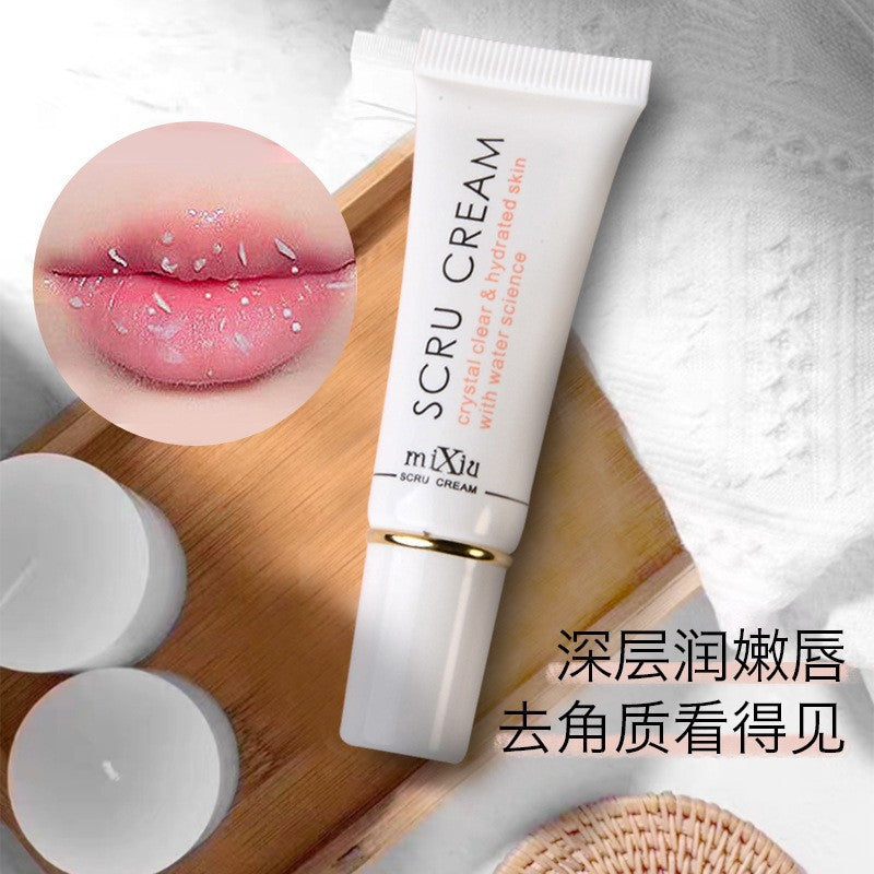 Michu MIXIU Propolis Lip Exfoliating Gel Scrub to remove dead skin, transparent gel for moisturizing and reducing lip lines
