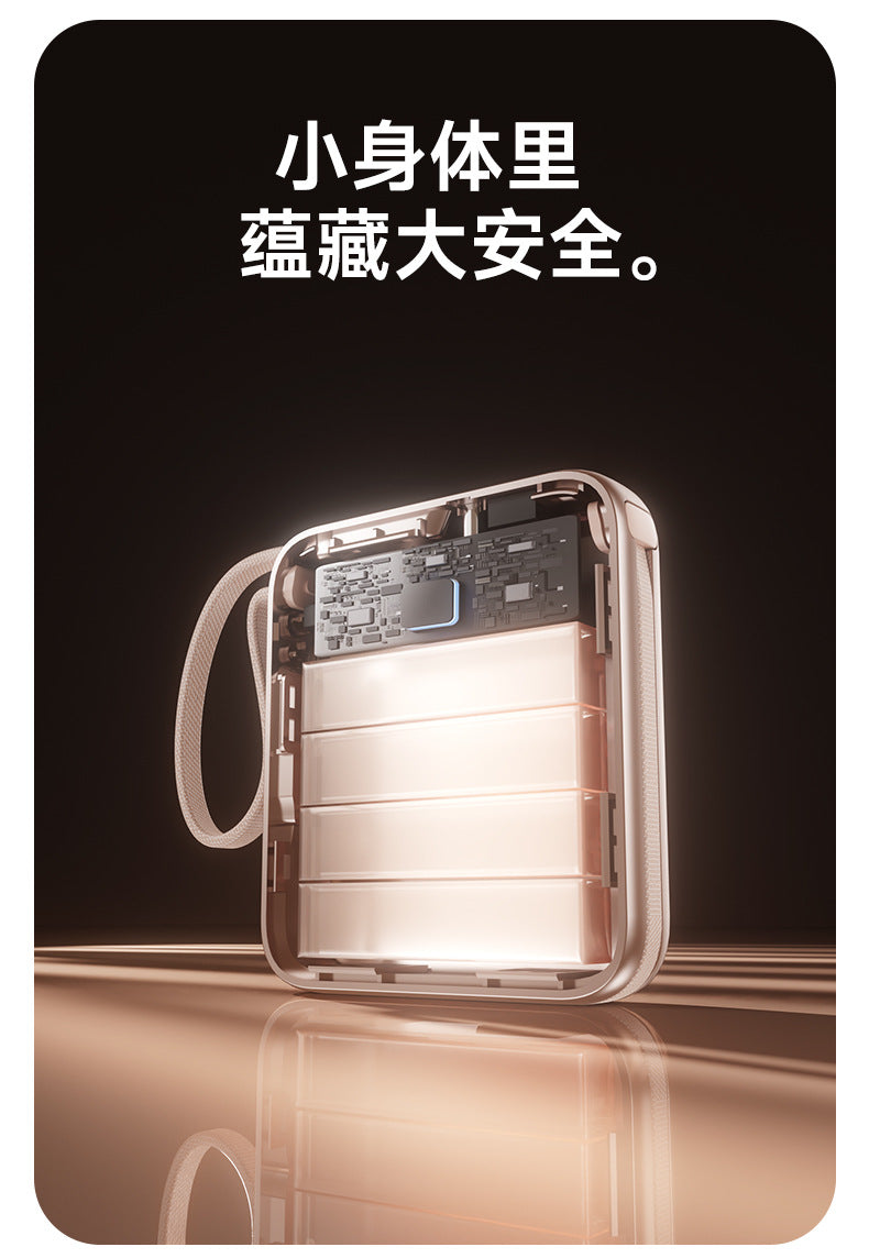 Wholesale Mini digital display with built-in cable power bank20000High Capacity Portable POWER BANK