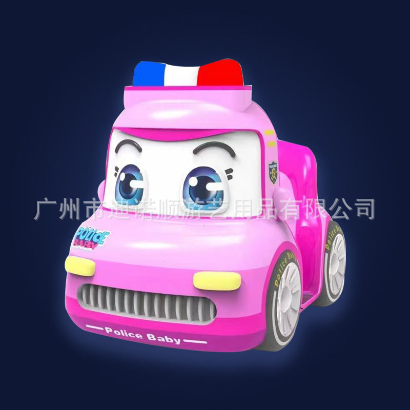 New Model Children's Coin-Operated QR Code Electric Airplane Motorcycle Police Car Rocking Car Commercial Fiberglass Swing Machine Game Machine