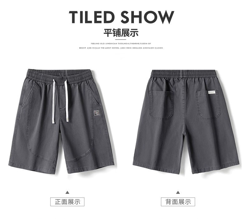 Men's Summer Shorts Trendy Brand ins Bestselling Loose Fit5Men's Casual Thin Five-Point Shorts for Outdoor Wear
