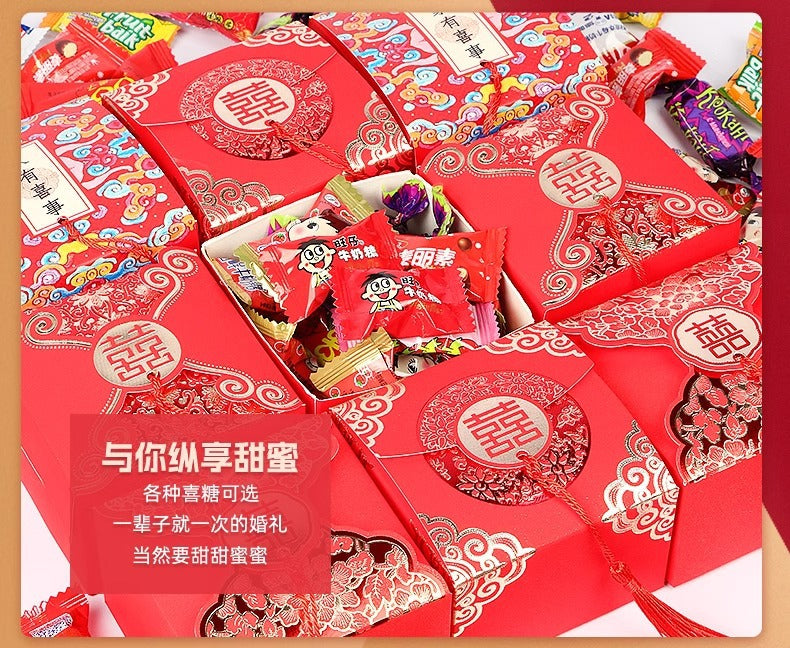 Wedding Candy Bulk Wholesale Wedding Engagement Wedding Candy Package Sugar Mixed Milk Candy Wedding Candy Chocolate Wholesale