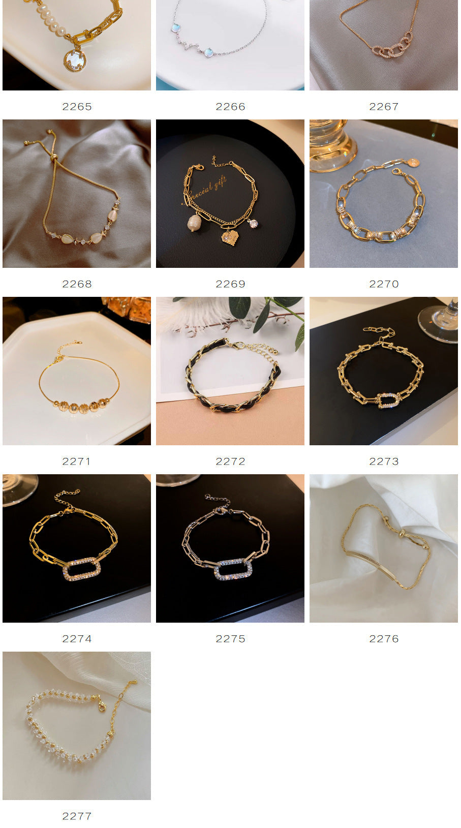 Korean Versatile Pearl Bracelet for Women ins Niche Style High-End Titanium Steel Bracelet Couple Bracelets Wholesale