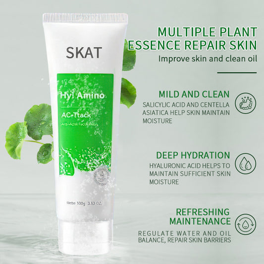 Cross-Border All-English SKAT Salicylic acid facial cleanser Salicylic Acid Facial Cleanser Wholesale